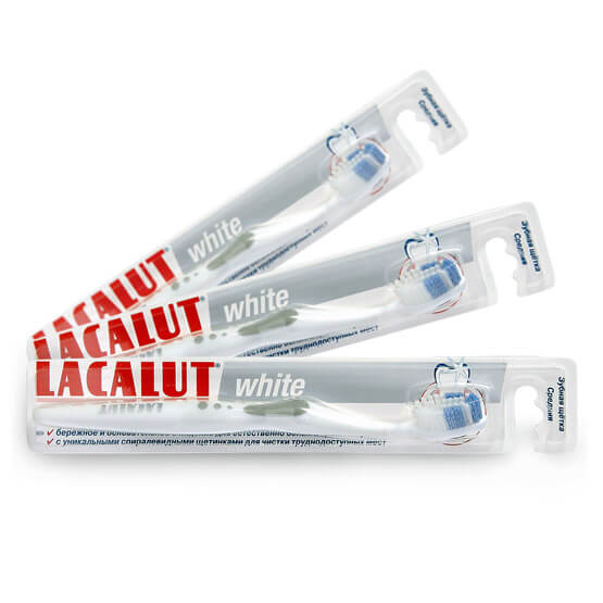 Зубна щітка Lacalut White купити в Києві - ціна, інструкція, відгуки, склад на liki.wiki
