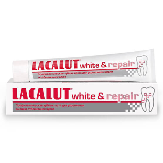 Зубная паста Lacalut White & Repair купить в Киеве - инструкция и отзывы на liki.wiki
