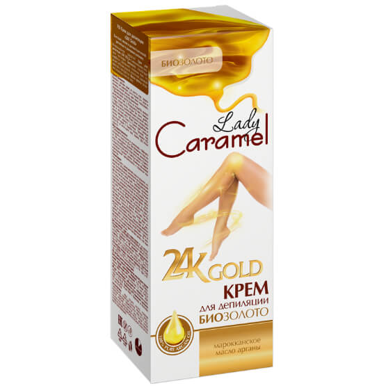 Крем для депиляции Caramel 24K Gold 200 мл купить в Киеве - инструкция и отзывы на liki.wiki
