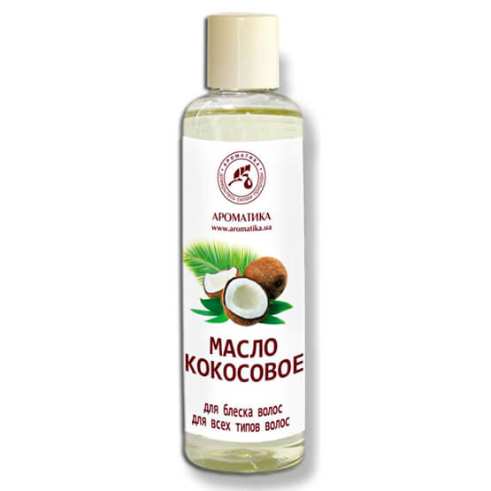 Масло кокосове для блиску волосся 200 мл купити в Києві - ціна, інструкція, відгуки, склад на liki.wiki