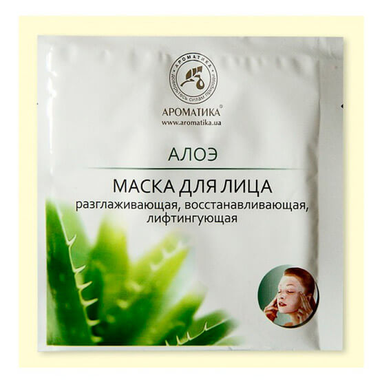 Лифтинг-маска биоцеллюлозная для лица Алоэ саше 35 г купить в Киеве - инструкция и отзывы на liki.wiki