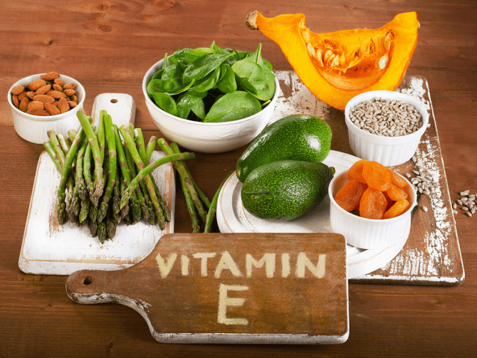 Полезные свойства витамина E