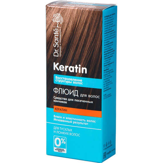 Флюид для волос восстановление структуры с кератином 50 мл купить в Киеве - инструкция и отзывы на liki.wiki