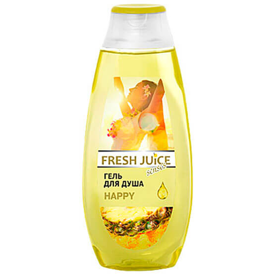 Гель для душу Happy Fresh Juice 400 мл купити в Києві - ціна, інструкція, відгуки, склад на liki.wiki