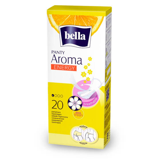 Щоденні прокладки Bella Panty Aroma Energy 20 шт купити в Києві - ціна, інструкція, відгуки, склад на liki.wiki