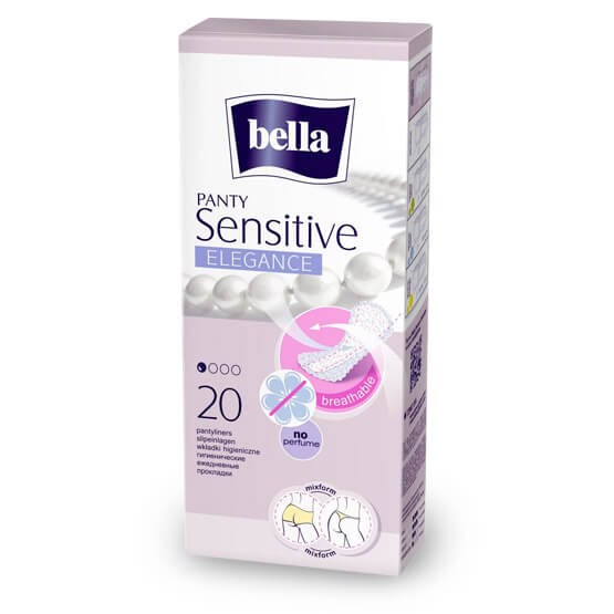 Щоденні прокладки Bella Panty Sensitive Elegance 20 шт купити в Києві - ціна, інструкція, відгуки, склад на liki.wiki