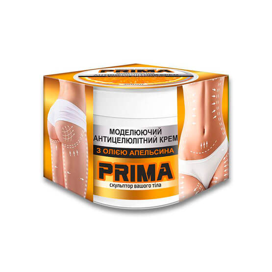 Крем моделирующий антицеллюлитный с маслом апельсина Прима 300 мл