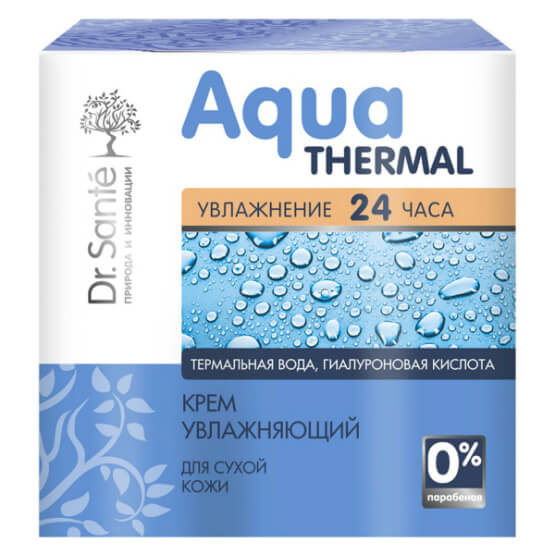 Крем зволожуючий для сухої шкіри Dr. Sante Aqua Thermal 50 мл купити в Києві - ціна, інструкція, відгуки, склад на liki.wiki