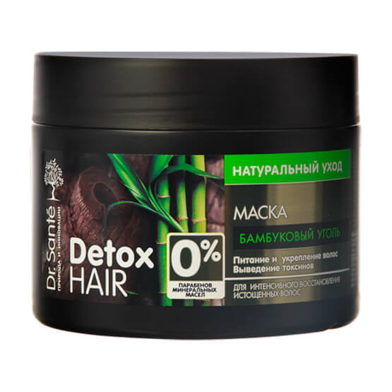Маска Dr.Sante Detox Hair 300 мл купити в Києві - ціна, інструкція, відгуки, склад на liki.wiki