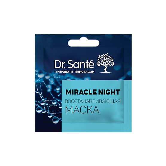 Восстанавливающая маска Miracle Night Dr. Sante саше 12 мл купить в Киеве - инструкция и отзывы на liki.wiki