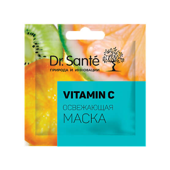 Освіжаюча маска Vitamin C Dr. Sante саше 12 мл купити в Києві - ціна, інструкція, відгуки, склад на liki.wiki